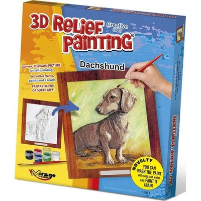 MIRAGE HOBBY Kreativní sada 3D malování Relief Painting: Jezevčík