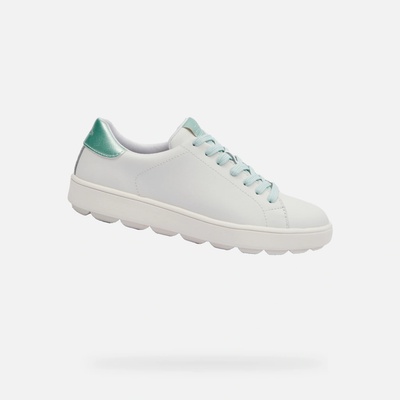 Geox Bílé dámské tenisky Spherica ECUB-1 G000611 Bílá