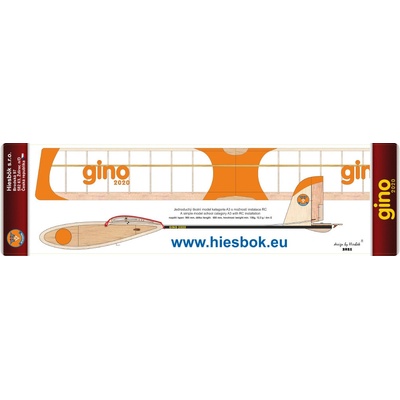 Hiesb GINO 2020 RC klzák A3 900mm ök