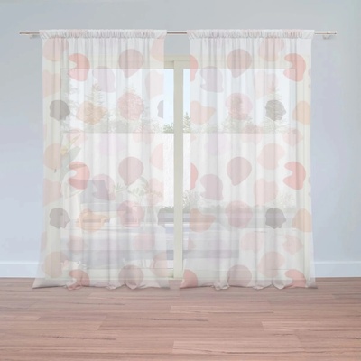 Sablio Záclony Fľaky: 2ks 150x250cm