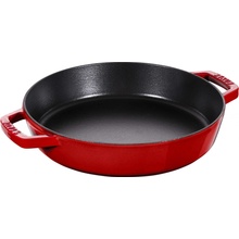 Staub Servírovacia liatinová panvica višňová 34 cm