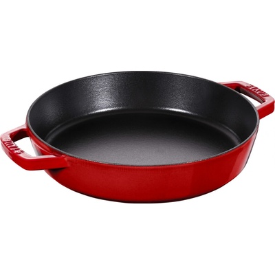 Staub Servírovacia liatinová panvica višňová 34 cm