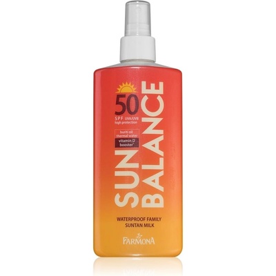 Farmona Sun Balance ochranné opalovací mléko pro celou rodinu SPF50 200 ml