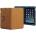TUNEWEAR LeatherLook Classic - кожен калъф и поставка за iPad Air, iPad 5 (2017) (светлокафяв)