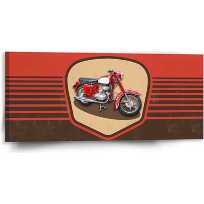 Sablio Obraz Jawa panelka Vintage - 110x50 cm