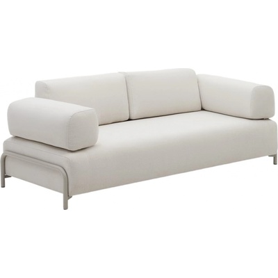Kave Home Compo II. čalouněná třímístná s polštáři Béžová 232 cm
