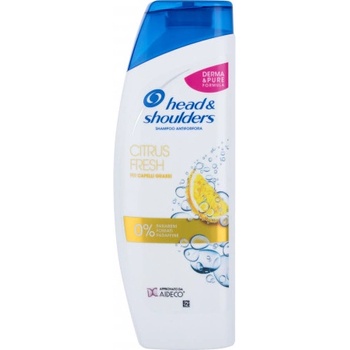 Head & Shoulders Citrus Fresh šampón proti lupinám na mastné vlasy 400 ml