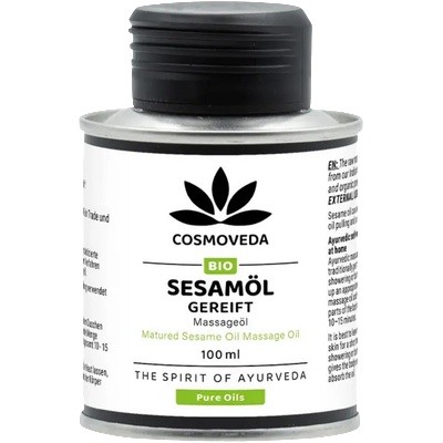 Cosmoveda Био сусамово масло, узряло - 100 мл