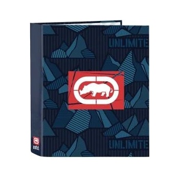 Eckō Unltd Папка с пръстени Eckō Unltd. Peaks Морско син A4 (27 x 33 x 6 cm)