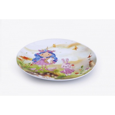 Matell VM Talíř mělký dětský 21cm PRINCEZNA porcelán