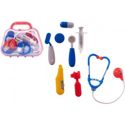 Teddies Комплект доктор/лекар пластмаса в пластмасов куфар