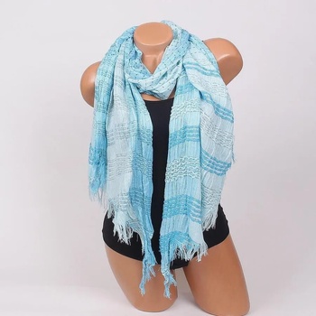 Image 1 of Дамски шал в сини нюанси