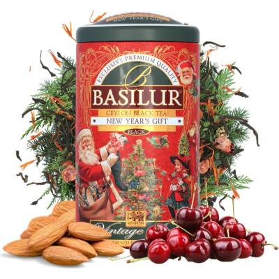 Basilur Sypaný čierny čaj Present Gold plech 100 g