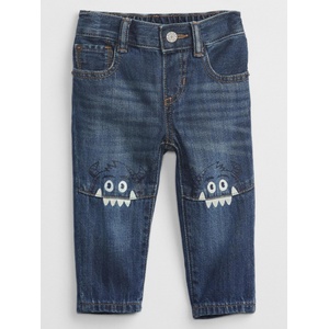 GAP Baby дънки с картинка GAP GAP | Sin | Момчешки | 12-18 месеца