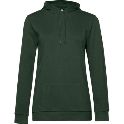 B&C Hoodie COT-01W04W07405 zelená forest