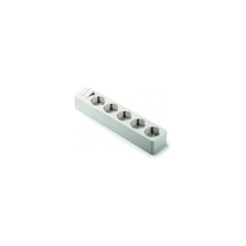 Famatel 2525 с превключвател бял 16a-250v петпътна заземена разпределителна кутия (2525)