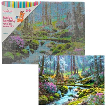 Диамантено рисуване - Горски поток 30 x 40 см (26PC-7587)