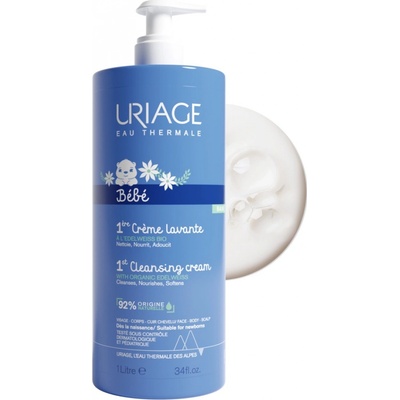 URIAGE BÉBÉ Umývací krém pre bábätká 1000 ml