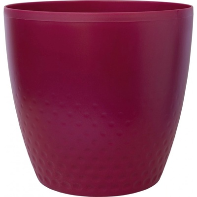 Plastia Květináč Perla - vínová 14 cm 10 cm