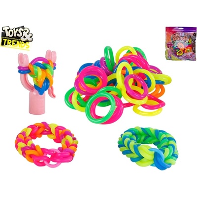 Sada pro pletení náramků z mega gumiček 72ks – Zboží Dáma