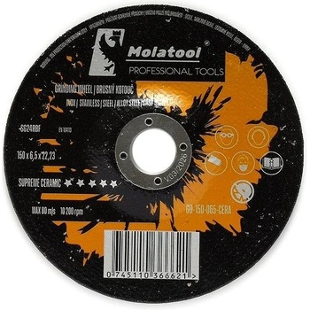 Molatool Brusný kotouč keramický 150 × 6,5 × 22,2 mm GD-150-065-CERA