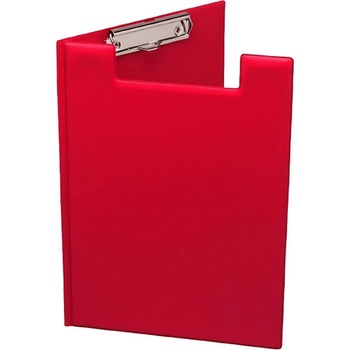 Клипборд с капак, червен