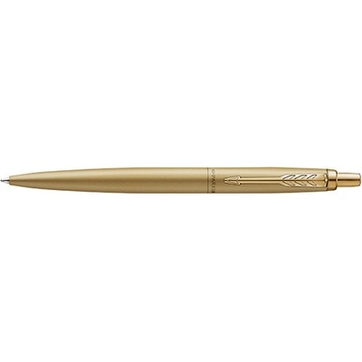 Parker Химикалка, 0, 7 мм, с бутон, златен клипс, златно перо, PARKER, "Royal Jotter XL", синя 2122754 (2122754)