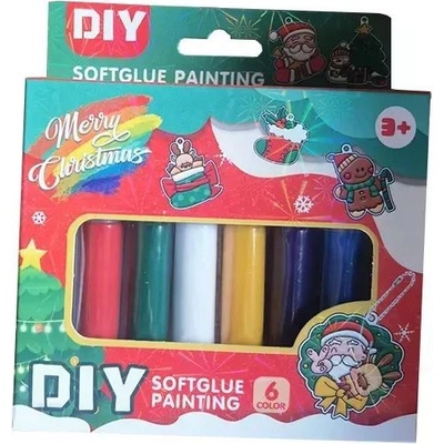 Man Yuk Toys Комплект за рисуване върху стъкло за коледна декорация (cy711-1)