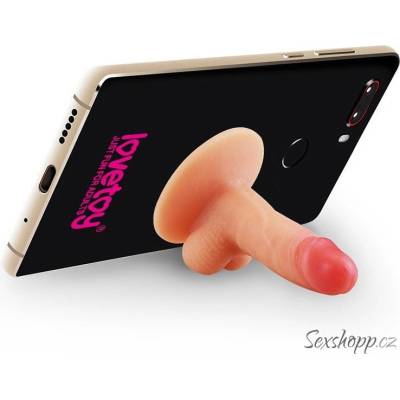 Stojánek na mobil ve tvaru penisu Lovetoy