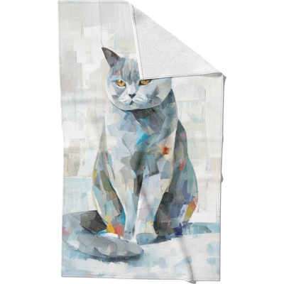Takoy HT-00534 Rýchloschnúci uterák maľovaná mačka 50 x 90 cm