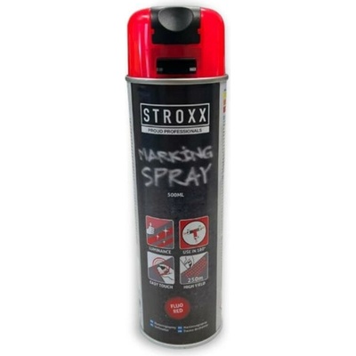 Stroxx značkovací sprej 500 ml červený