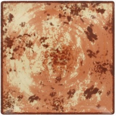 RAK Porcelain Peppery talíř čtvercový 30 x 30 cm hnědý RAK-EDSQ30PBR