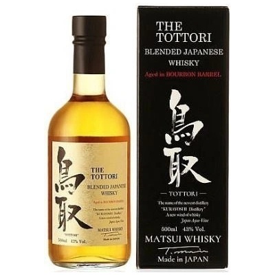 The Tottori Blended Bourbon Barrel Whisky 43% 0,5 l (karton)