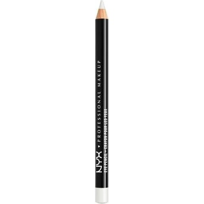 NYX Professional Makeup Slim Eye Pencil кремообразен молив за очи нюанс 918 White Pearl