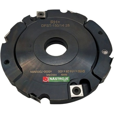 RH+ Stavitelná drážkovací fréza DFST D150 B14,0-28,0 d30 2+2z