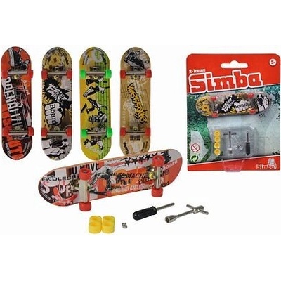 Simba Prstový skateboard, 6 druhov