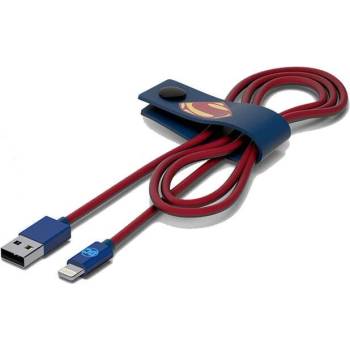 Tribe DC Movie Superman Lightning Cable - сертифициран Lightning кабел за iPhone, iPad и iPod с Lightning (120 см)