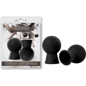 NMC Nippless Silicone Nipple Sucker Set Black 2pcs