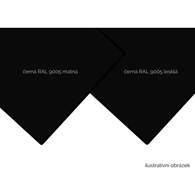 ZenitBond 3 mm Al 0,3 1500 x 3050 mm černý mat / černý lesk 1 ks