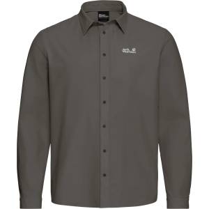 Jack Wolfskin Мъжка риза с копчета Jack Wolfskin Prelight Suncool L/S Shirt - Flint - размер M (033-3069-0112)
