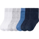 Lupilu Chlapecké ponožky BIO 7 párů bílá / šedá / modrá / navy modrá