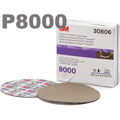 3M 30806 Penový brúsny kotúč Trizact D150mm P8000
