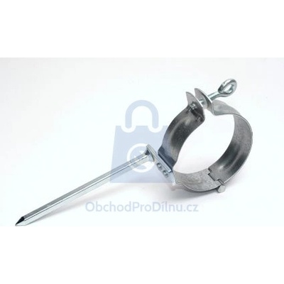 Gutta Objímka okapového svodu pozink pro pozinkované okapové svody FeZn 80 / 140 mm, stříbrná
