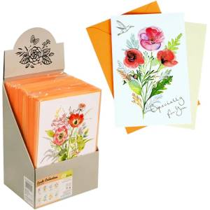  Луксозна картичка Букет Цветя с плик (К86298)