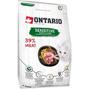 ONTARIO Cat sensitive/Derma храна за котки 0, 4 кг (213-10623)