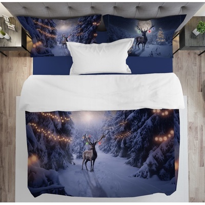 Gipetex Natural Dream 3D talianská obliečka bavlna Deer 200x220 2x70x90