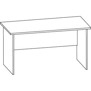  Бюро Авангард М 1.3 158x68x74 cm плот 25 mm (2505775-025)