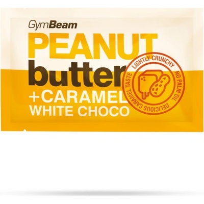 GymBeam Sample Peanut Butter with Caramel White Chocolate 30 g – Zboží Mobilmania