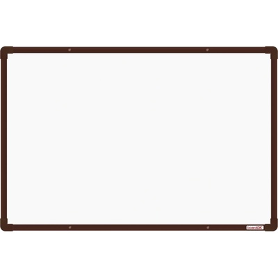 BoardOK Keramická tabule 90 x 60 cm, hnědý rám