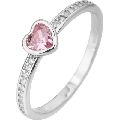 Bealio stříbrný prsten SRDÍČKO zirkon 03 08300 2685